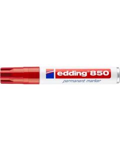 Permanentní popisovač "850", červená, 5-16 mm, klínový hrot, EDDING 7580086002