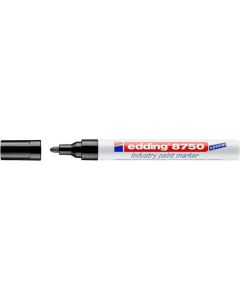 Lakový popisovač "8750", černá, 2-4 mm, průmyslový, EDDING 7580197001