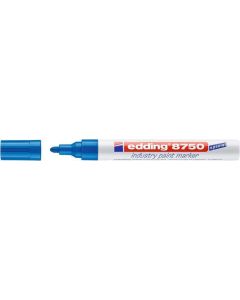 Lakový popisovač "8750", modrá, 2-4 mm, průmyslový, EDDING 7580197005