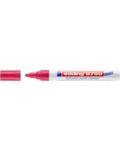 Lakový popisovač "8750", červená, 2-4 mm, průmyslový, EDDING 7580197002