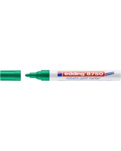 Lakový popisovač "8750", zelená, 2-4 mm, průmyslový, EDDING 7580197003