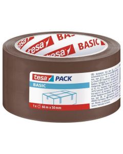 Balící páska "Basic 58571", hnědá, 50 mm x 66 m, TESA