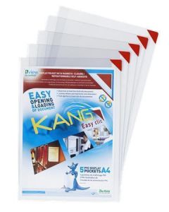 Prezentační složka "Kang", červená, A3, samolepící, DJOIS