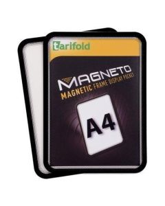 Prezentační kapsa "Magneto", černá, magnetická, A4, DJOIS