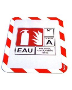 Magnetický obal "Magneto Safety", červená-bílá, samolepící, A4, DJOIS