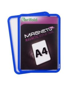 Prezentační kapsa "Magneto Solo", modrá, magnetická, A4, DJOIS