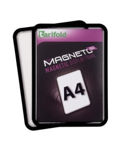 Prezentační kapsa "Magneto Solo", černá, magnetická, A4, DJOIS
