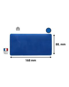 Logistická kapsa, modrá, samolepicí, 160 x 80 mm, PVC,  DJOIS F200058