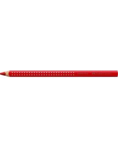 Barevná pastelka "Grip 2001 Jumbo", červená, trojhranná, FABER-CASTELL 110921