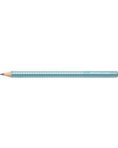 Grafitová tužka "Sparkle Jumbo", metalická modrá, B, trojhranná, FABER-CASTELL 111662