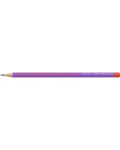 Grafitová tužka "Grip 2001 Flow", červená/fialová, B, trojhranná, FABER-CASTELL 117005