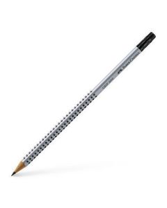 Grafitová tužka s gumou "Grip 2001", B, trojhranná, FABER-CASTELL 117201