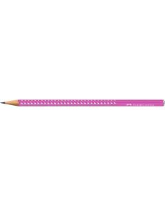 Grafitová tužka "Sparkle Aurora", fuchsiová, B, trojhranná, FABER-CASTELL 118291