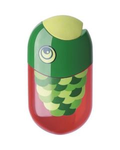 Ořezávátko a guma, ryba, dvě díry, se zásobníkem, FABER-CASTELL