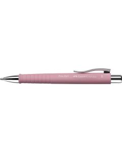 Kuličkové pero "Poly Ball XB", růžová, 0,5 mm, stiskací mechanismus, FABER-CASTELL