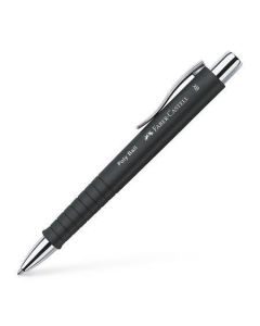 Kuličkové pero "Poly Ball", růžová, 0,5 mm, stiskací mechanismus, FABER-CASTELL