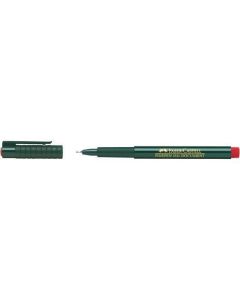 Popisovač "Finepen 1511", červená, 0,4 mm, FABER-CASTELL 263282