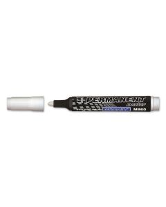 Permanentní popisovač "M860", bílá, kuželový hrot, 3 - 4 mm, GRANIT