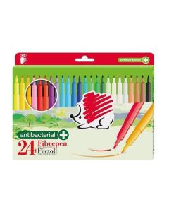 Fixy "Süni 300", 24 barev, 1 mm, antibakteriální, ICO