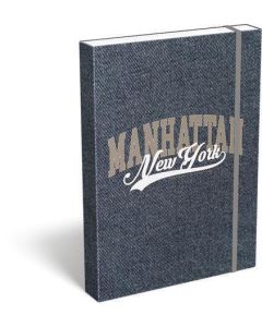 Desky s gumičkou "Manhattan New York", 44 mm, karton, A4, LIZZYSULI 7470216011