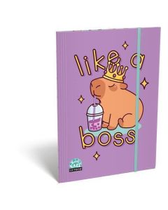 Desky s gumičkou "Lollipop Capybara", karton, A4, LIZZYSULI 7460148000