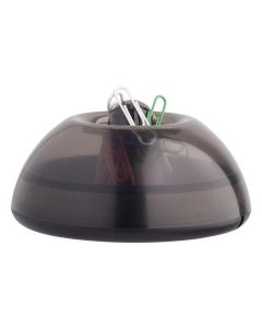 Zásobník na sponky magnetický, ICO "Lux", šedý-dýmový