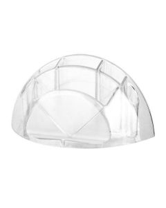 Stojánek na psací potřeby a kancelářské bločky, ICO, čirý