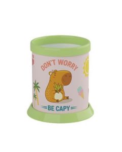 Stojánek na psací potřeby "Capybara", pastelově zelená, ICO 9570159021
