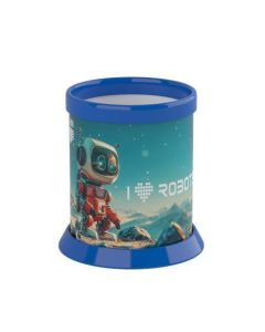 Stojánek na psací potřeby "Robot", modrá, ICO 9570159023