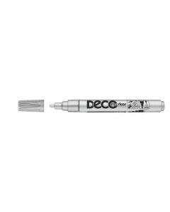 Lakový popisovač "Decomaker", stříbrná, 2-4mm, ICO