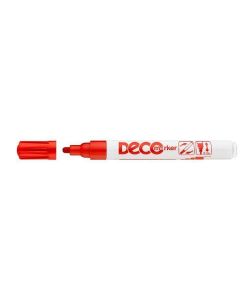 Lakový popisovač "Decomaker", červená, 2-4mm, ICO
