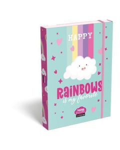Desky s gumičkou "Lollipop Rainbow", 35 mm, karton, A5, LIZZYSULI 7470217002
