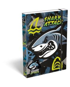 Desky s gumičkou "Shark Attack", 44 mm, karton, A4, LIZZYSULI 7470216007