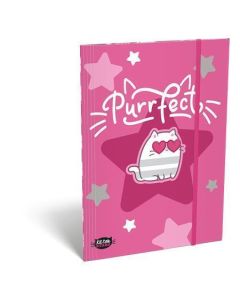 Desky s gumičkou "Kit tok Stars Purrfect", karton, A5, LIZZYSULI 7460149001