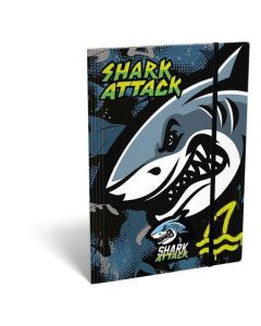 Desky s gumičkou "Shark Attack", karton, A4, LIZZYSULI 7460148007