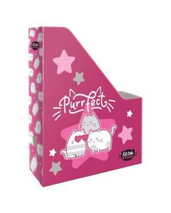 Stojan na časopisy "Kit tok Stars Purrfect", 90 mm, karton, A4, LIZZYSULI 7470218002