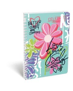 Spirálový sešit "Cornell Love", A4, linkovaný, 70 listů, LIZZYSULI 7500163000