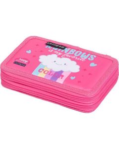 Penál "Lollipop Rainbow", dvoupatrový, na zip, LIZZYSULI 7210043001