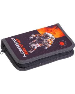 Penál "Mars Mission", 2 klopy, na zip, LIZZYSULI 7210046006