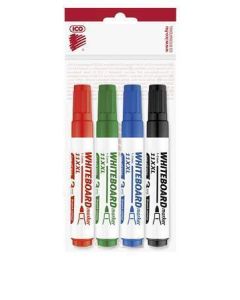 Popisovač na bílou tabuli a flipchart "Plan 11 XXL", 4 barvy, 1-3mm, kuželový hrot, ICO