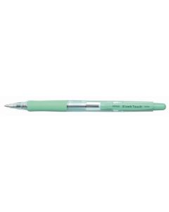Kuličkové pero "SleekTouch", pastelová zelená, 0,7mm, stiskací mechanismus, PENAC