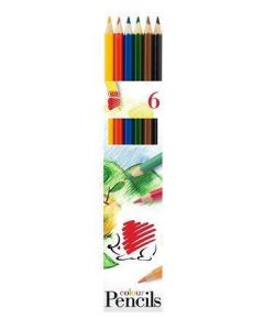 Barevné pastelky "Ježek", 6 barev, šestihranné, ICO 7140147000