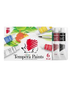 Temperové barvy "Ježek", 6ks, ICO