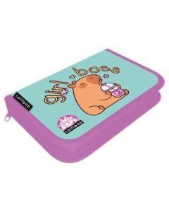 Penál "Lollipop Capybara", 2 klopy, na zip, LIZZYSULI 7210046000