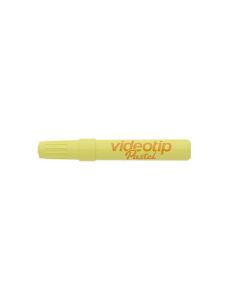 Zvýrazňovač "Videotip", pastelová žlutá, 1-4 mm, ICO
