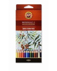 Akvarelová pastelka "Mondeluz 3716/12", 12 barev, KOH-I-NOOR
