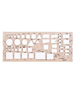 Souprava šablon elektro "703071", kouřová, plast, KOH-I-NOOR