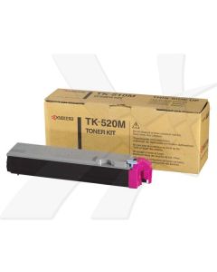 Kyocera originální toner TK520M, 1T02HJBEU0, magenta, 4000str.