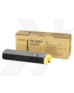 Kyocera originální toner TK520Y, 1T02HJCEU0, yellow, 4000str.