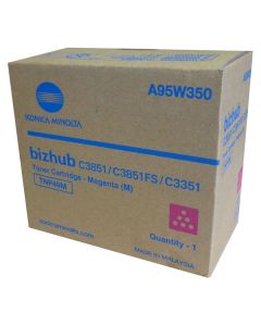 Konica Minolta originální toner A95W350, TNP-49M, magenta, 12000str.